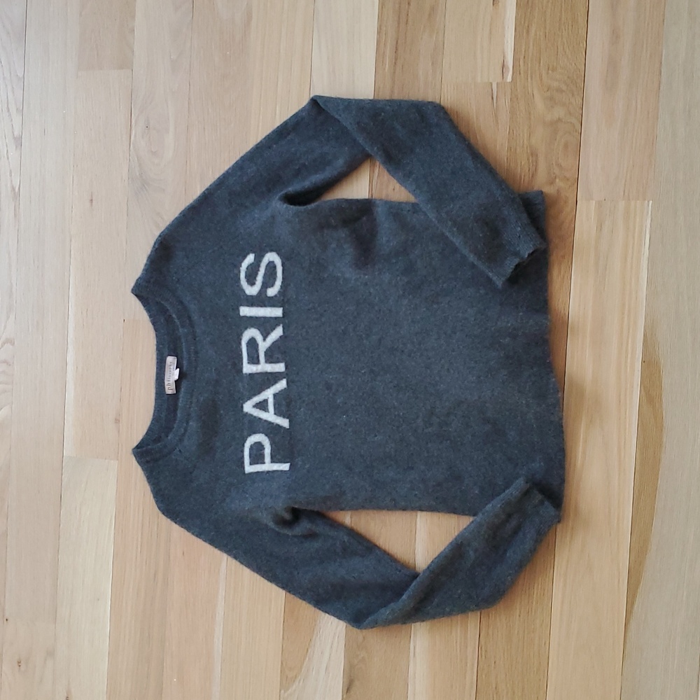 Paris 100% Cashmere Grey Sweater from Philosophy size S